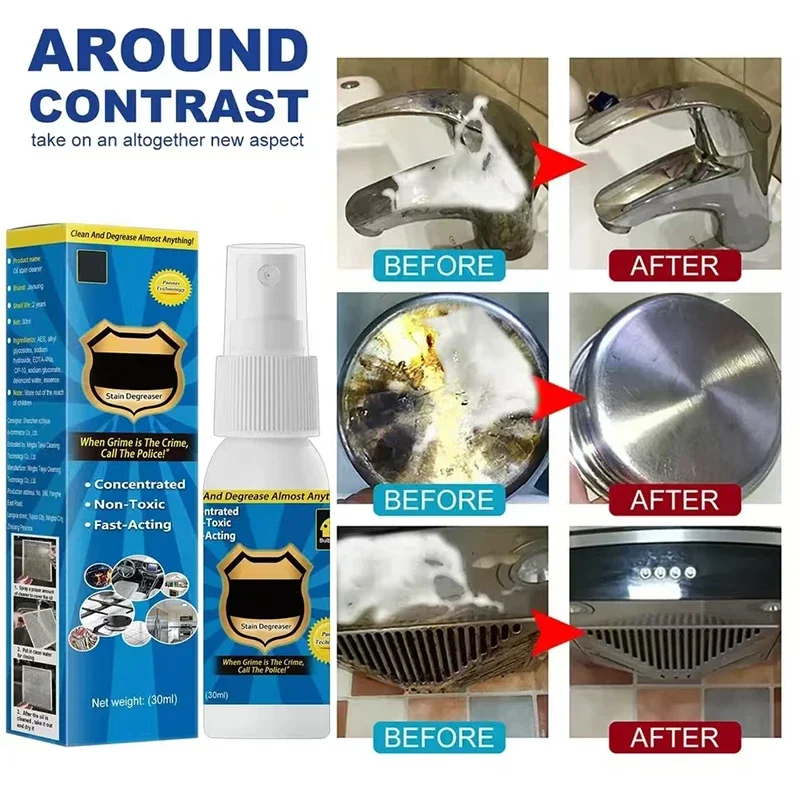 مزيل الشحوم السحري للمطبخ ، قماش بالرش ، بقع الزيت ، يزيل الشحوم ، عامل الأوساخ ، موقد الغاز المنزلي ، الفرن ، الطهي ، تنظيف السطح العلوي