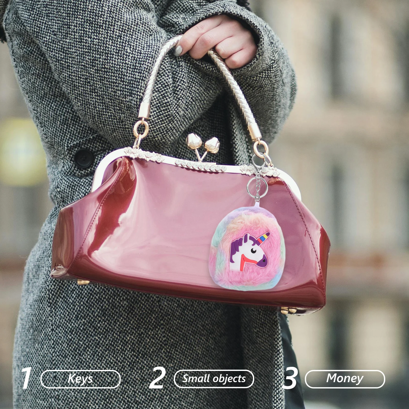 

Unicorn Coin Purse Small Zipper Bag for Women Cute Change Holder Cash Pouch Keychain Cartoon Coin Purse Change for Women