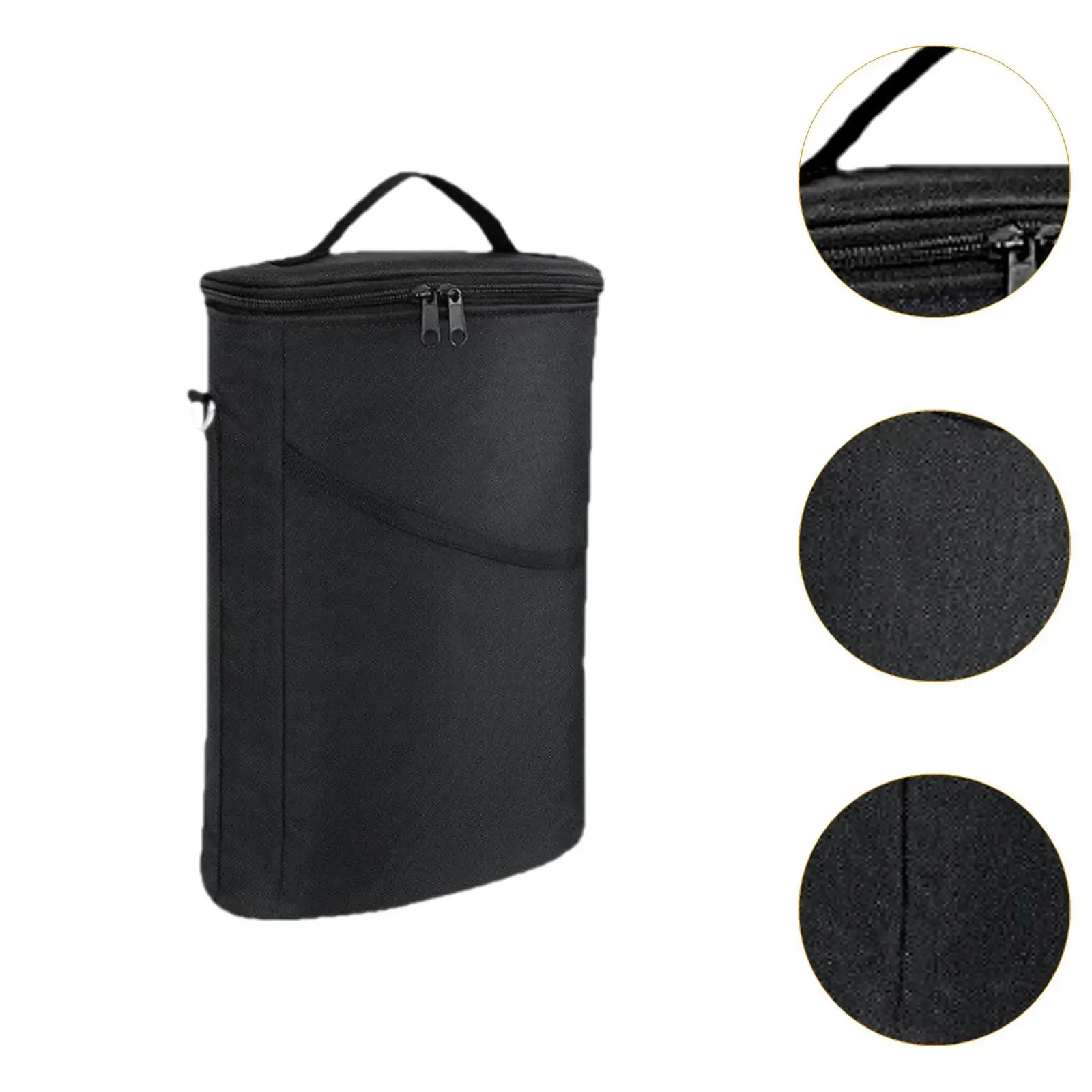 2 Bottle Wine Totes Bag Comfortable Cooling Bag for Fishing Lunch Outdoor - view 5