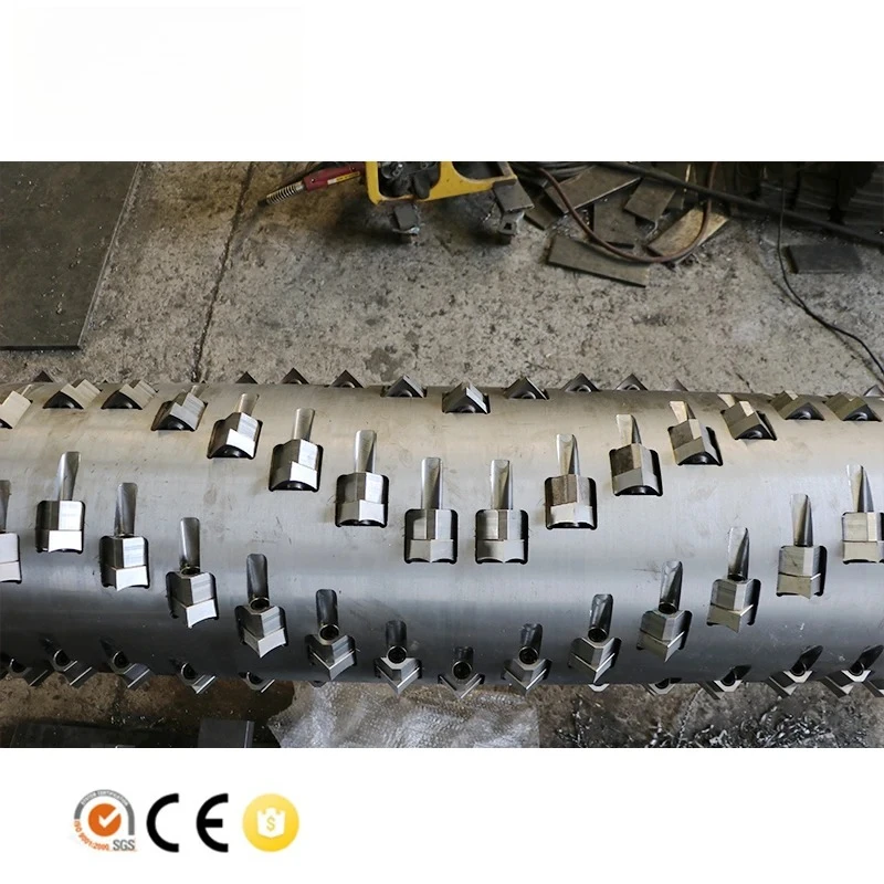 Waste Plastic Lump Block Plastic Shredding Machine Single Shaft Shredder Machine For PE PP Recycling