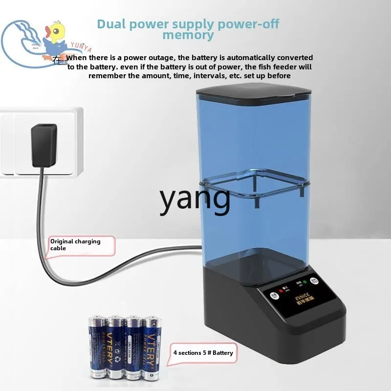 xyy fish tank intelligent timing feeder, large-capacity fish farming remote fish pond feeding