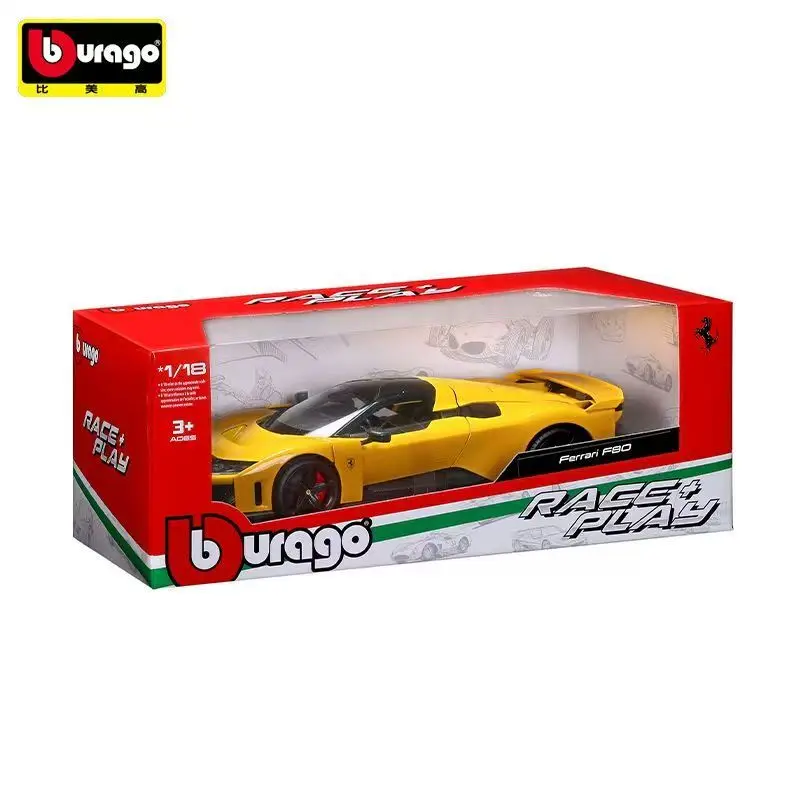 New In Stock Bburago 1:18 Ferrari F80 Signature Version Packaging