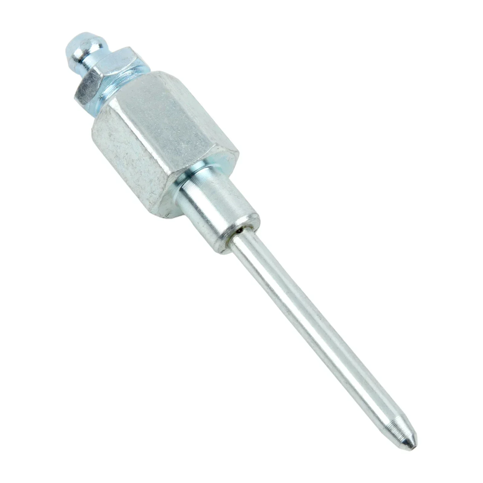 Narrow Needle Nozzle Grease Adapter With Hardened Steel Tip, Needle Nose Grease Dispenser With 1/8 Inch NPT Thread