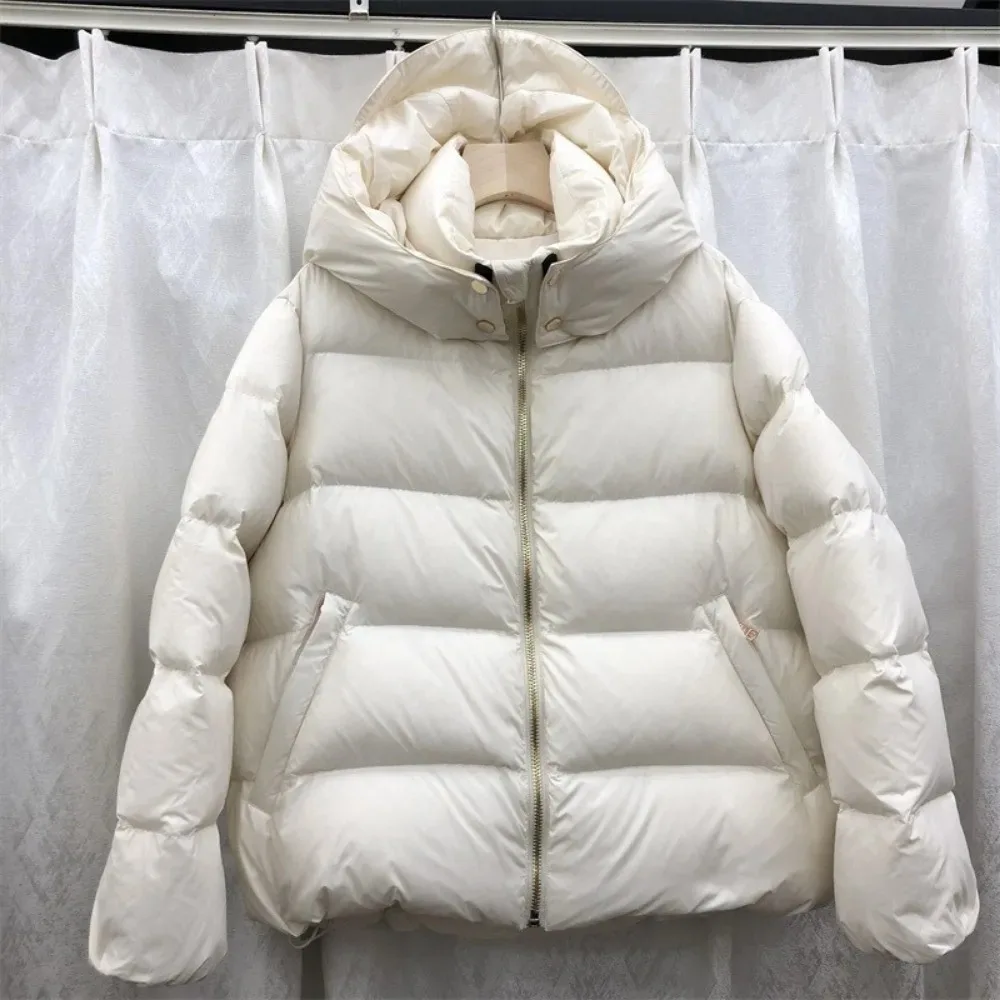 2024 New Top Quality Winter 90% Goose Down Jacket Women Thick Warm Parkas Outerwear Female Loose Puffer Coats Casual Fashion