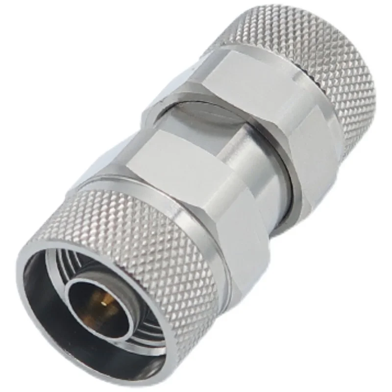 N ذكر إلى N ذكر DC-18 جيجا هرتز N/N-JJ RF الميكروويف، محول محوري مادة الفولاذ المقاوم للصدأ N/N-FF #1