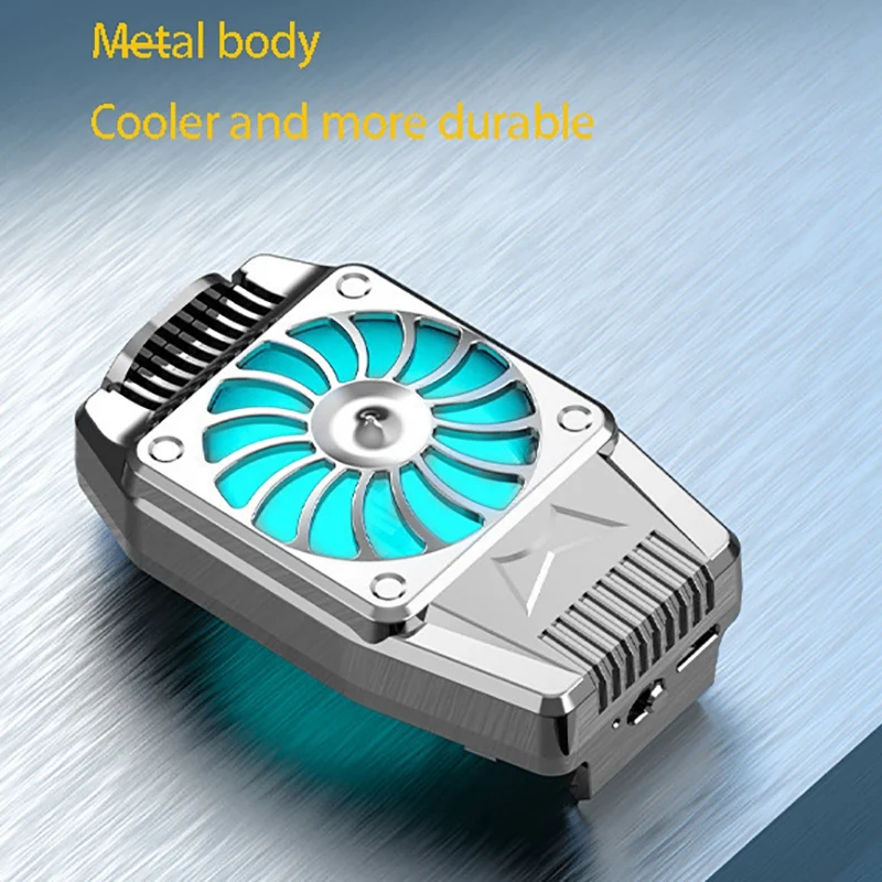 Portable Cooling Fan Mobile Phone Cooler Game Heatsink Aux Radiator For Iphone/Samsung/Xiaomi