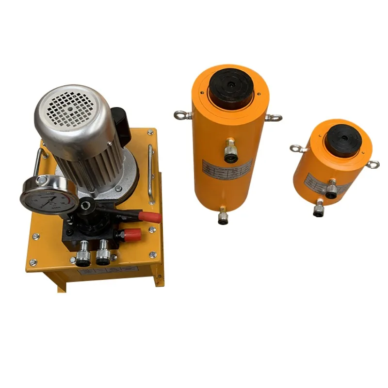 200T double acting plunger hydraulic jack cylinder for lifting, pushing, pulling, bending or holding