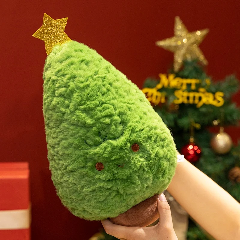 35CM INS Choinka Pluszowe zabawki Nowy Rok Dekoracja domu Wypchana lalka roślinna Ładne prezenty