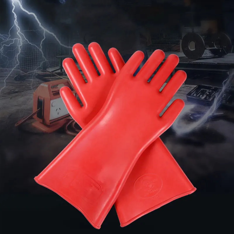 Lineworker Electricians High Voltage Protection Gloves Linemen Electrical Gloves1Pair Voltage Insulating Glove Safety Work Glove