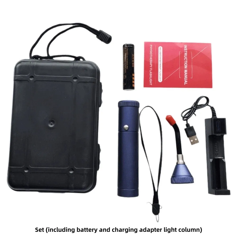 NearInfrared LED Light 850nm Red Light Heat Application Blue Light Skin Care Wand Handheld Portable Red Light Device Skin Care