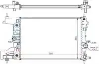 

Bop9016 engine water radiator BRAZING A.T ASTRA J 10 A16XER