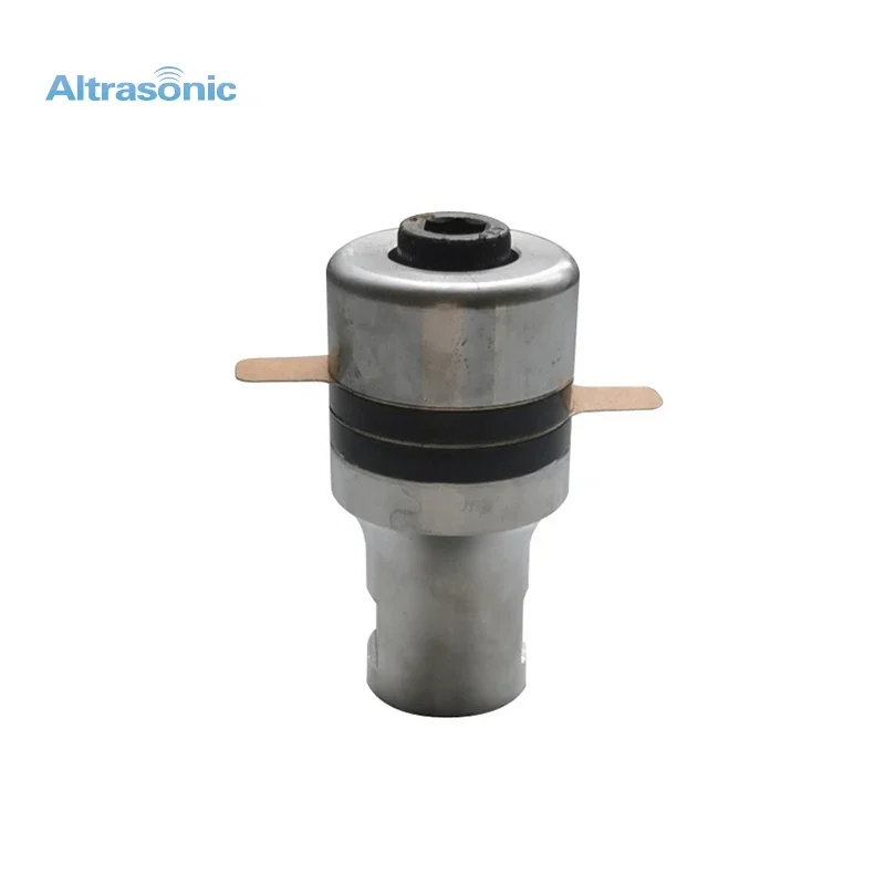 Long Service Life 35khz Ultrasonic Transducer M8 Screw With Piezoelectric Ceramic 2pcs For Ultrasonic Welding