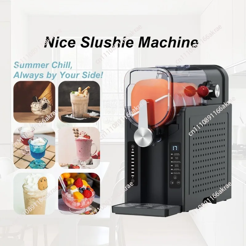 for 200W Ice Machine Household Ice Cream Machine Automatic Beverage Smoothie Machine Snow