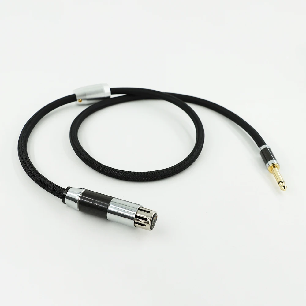 4N sterling silver sophomore core mono 6.5mm to XLR female plug microphone audio cable mixer sound card audio cable