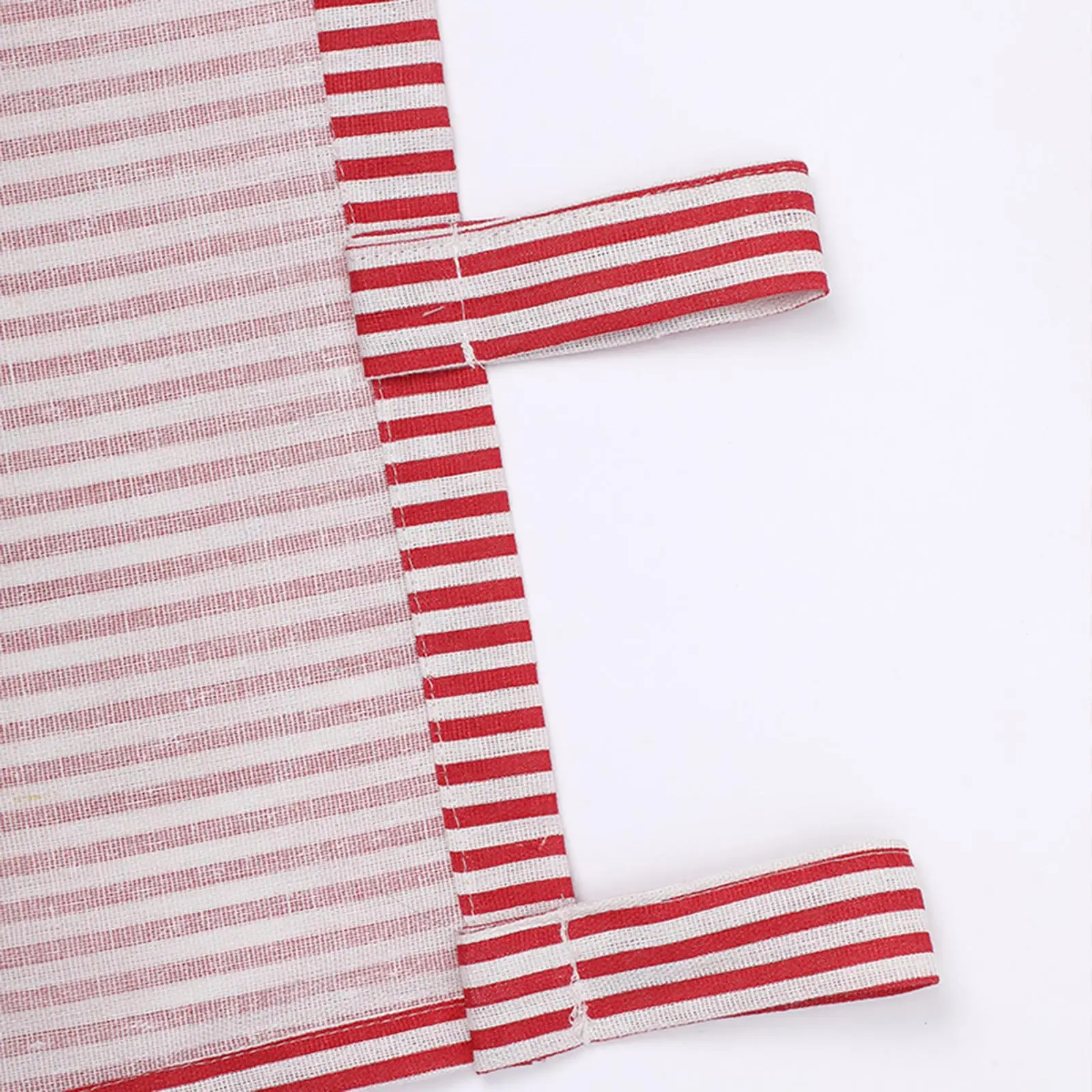 52x18 Inch Chrismas Stripe Window Valance Grommet Short Curtain Decorations Living room Balcony