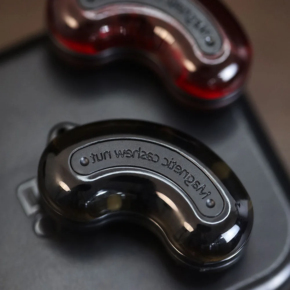 EDC PC Push Slider Mechanical Intensive Adult Decompression Toys GAO STUDIO Magnetic Cashew Nut Push Slider Fidget Toys