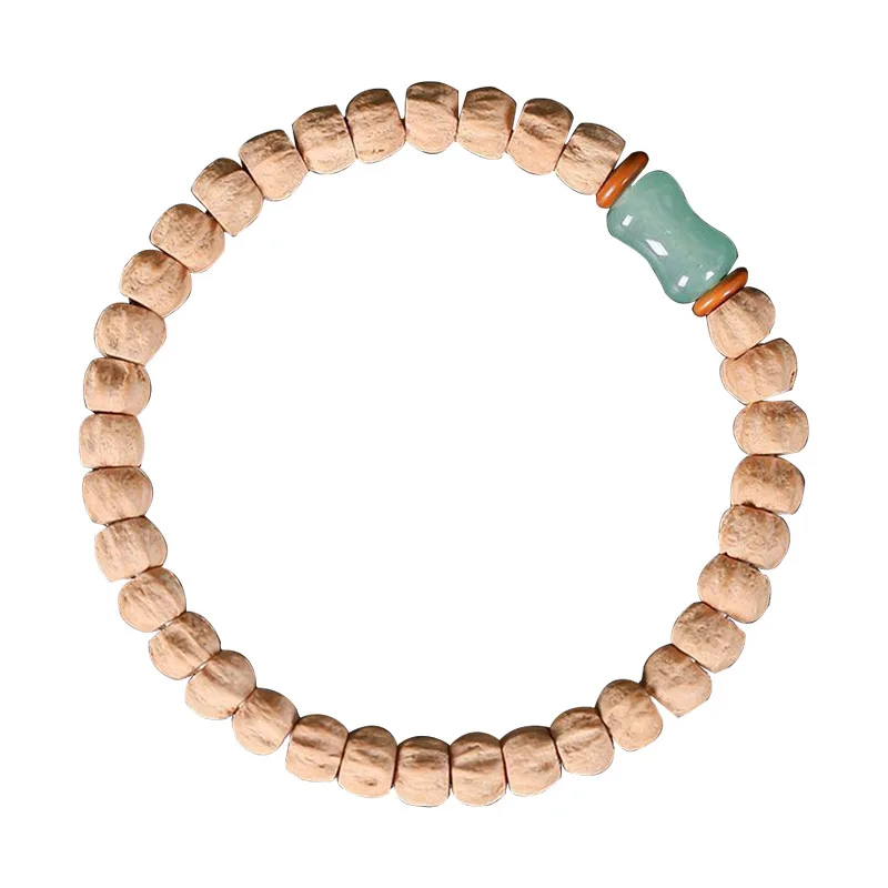 الطبيعية Baixiang البذور سوار التبتية مستقيم قطع الوجه دائرة واحدة الأصلي السرو البذور بودي البذور بوذا الخرز اليد سلسلة #5