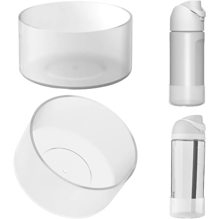 

2 упаковки чехлов для бутылок с водой, совместимых с FreeSip 16 унций FreeSip Tritan 25 унций, силиконовая противоскользящая защита для нижнего бампера для бутылки