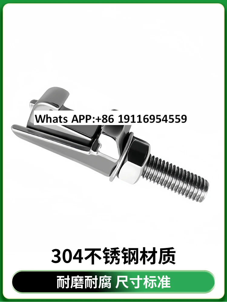 

10PCS ISO-K High Vacuum Bilateral Hook Bolt 304 Stainless Steel Caliper Clamp Head M8M10M12LF Flange Clamp