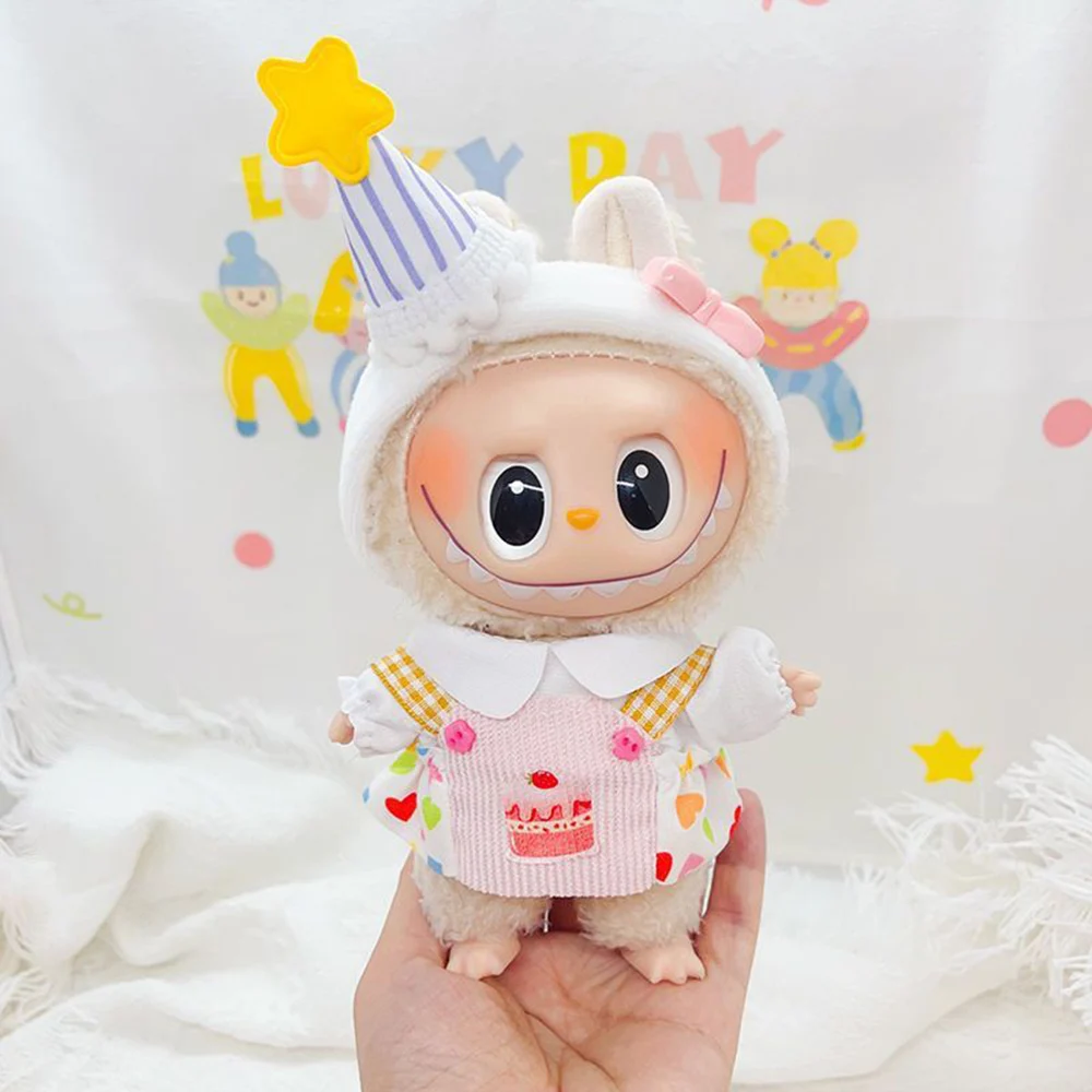 Exquisite Fashion Clothing for 17cm Labubu Doll Clothing Fashion Clothing Doll Accessories Multiple Styles