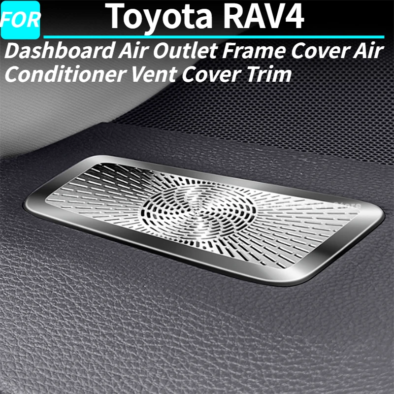 Car Dashboard Air Outlet Frame Cover Air Conditioner Vent Cover Trim for Toyota RAV4 Interior Accessories 2020-2023 2024 2025