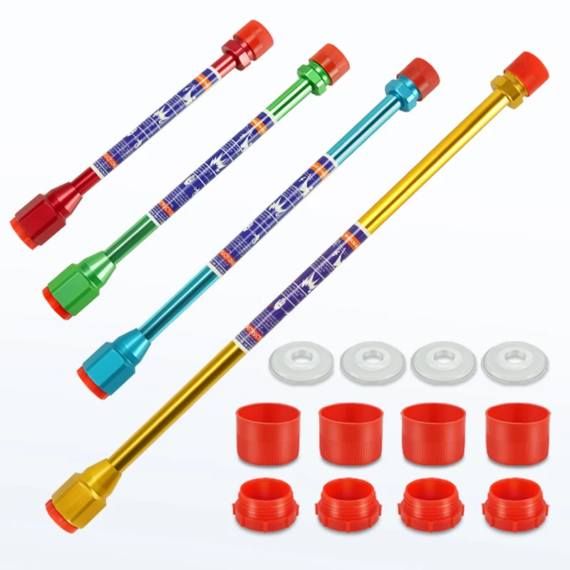 Airless Paint Sprayer Extension Pole, 20/25/30/50cm, Lightweight Aluminum, for Emulsion & Wood Paint, with Protective Covers