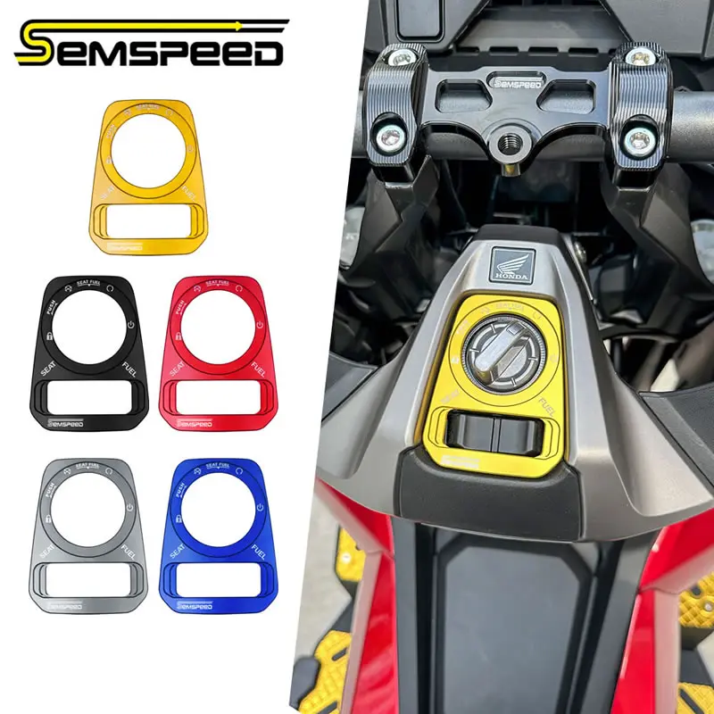 

SEMSPEED Motorcycle Key Hole Decoration Cover‌ For FORZA 350 2022-2025 Decoration Lid of Ignition Switch For HONDA ADV 350 22-25