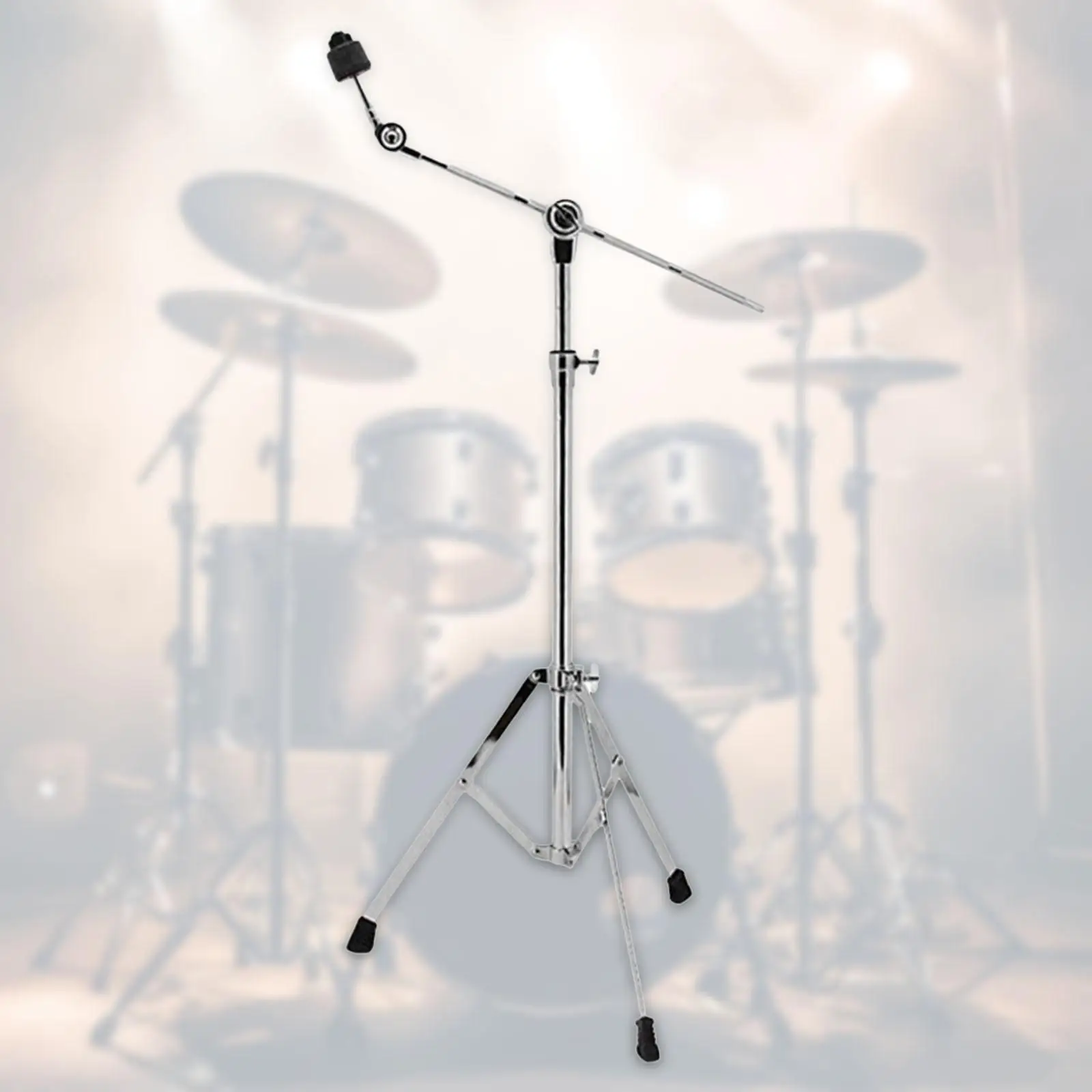 Cymbal Stand Professional Height Adjustment 60cm-120cm Triangular Stand Percussion Instrument Parts Holder Jazz Drum Stand