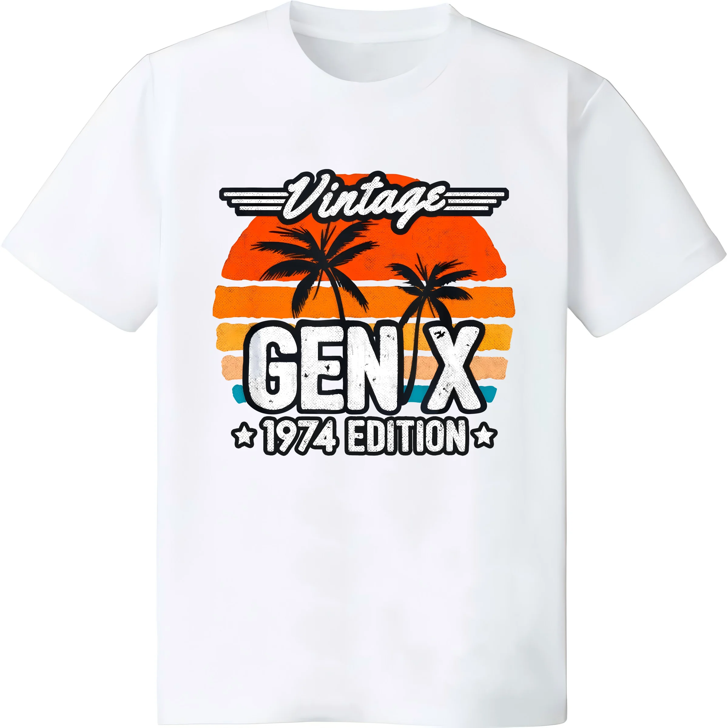 تي شيرت Gen X 1974 - Generation X 1974 لعيد الميلاد - Gen X Vintage 1974