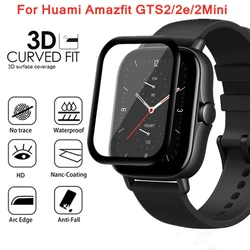 3D 2PCS PMMA Film For Xiaomi Huami Amazfit GTS 2 MINI Screen Protector Film For GTS 2mini SmartWatch Protective Film (Not Glass)
