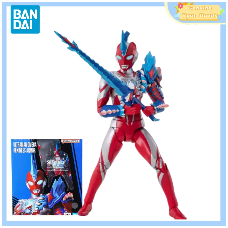 

Оригинальная фигурка Bandai SHF ULTRAMAN OMEGA REKINESS ARMOR, аниме-фигурка, модель, игрушка, коллекционный подарок для детей, любителей аниме и хобби.