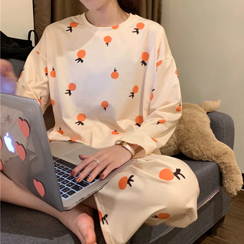 

Women's Two-Piece Pajamas Maternity Pajamas Monthly Clothing Breastfeeding Clothes Spring, Autumn And Summer Homewear Suit