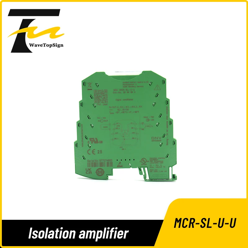 wavetopsign Signal Isolator MCR-SL-U-U Analog Signal Isolation Module For Industrial Automation