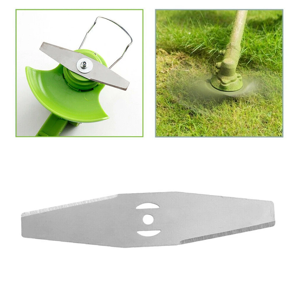 Imagem -02 - Metal Grass String Trimmer Blades Cortador de Grama Garden Tool Substituições Saw Blade para Cortar Grass Blade Pcs por Conjunto