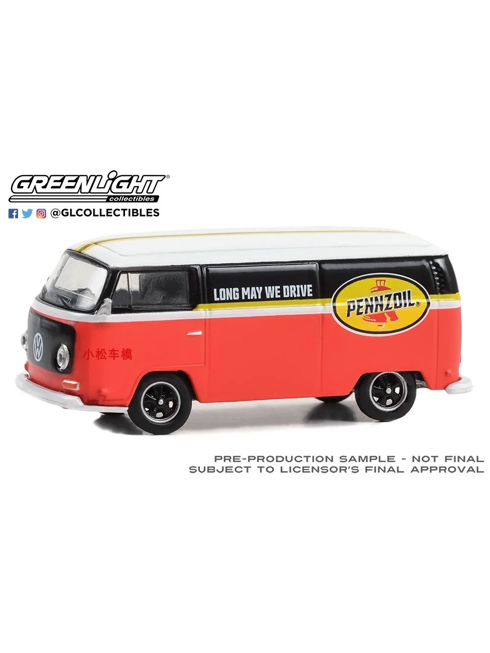 

1:64 Club Vee Dub Series 18- Volkswagen T2 Van - Pennzoil Advanced Car Model Collectibles