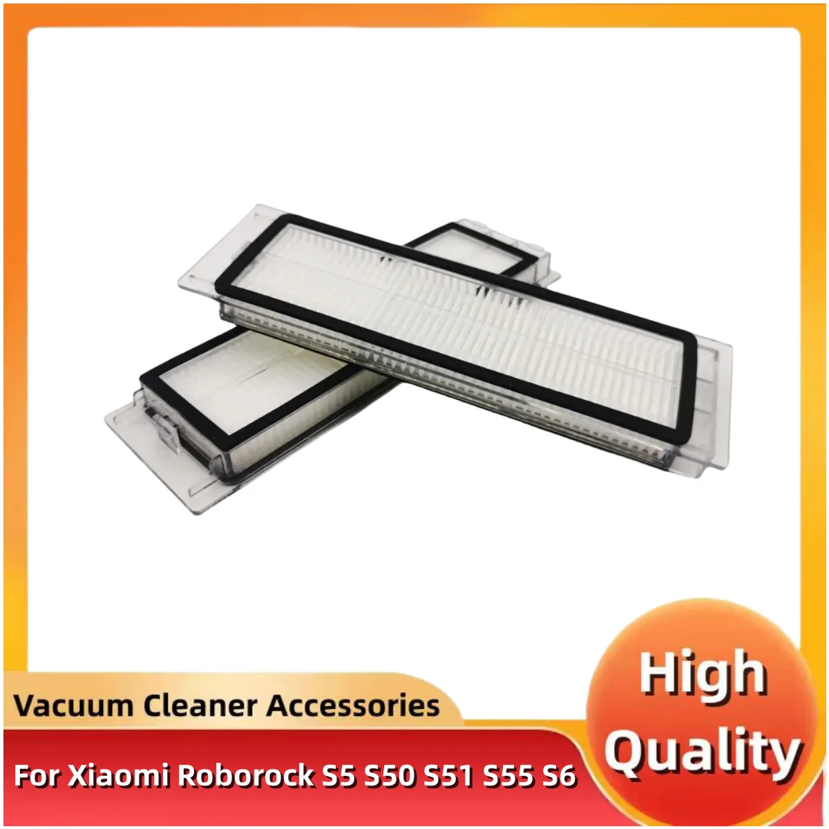 Hepa Filter For Xiaomi Roborock S5 S50 S51 S55 S6 S5 Max S6 MaxV S6 Pure Replacement Vacuum Sweeper Washable Filter Spare Part