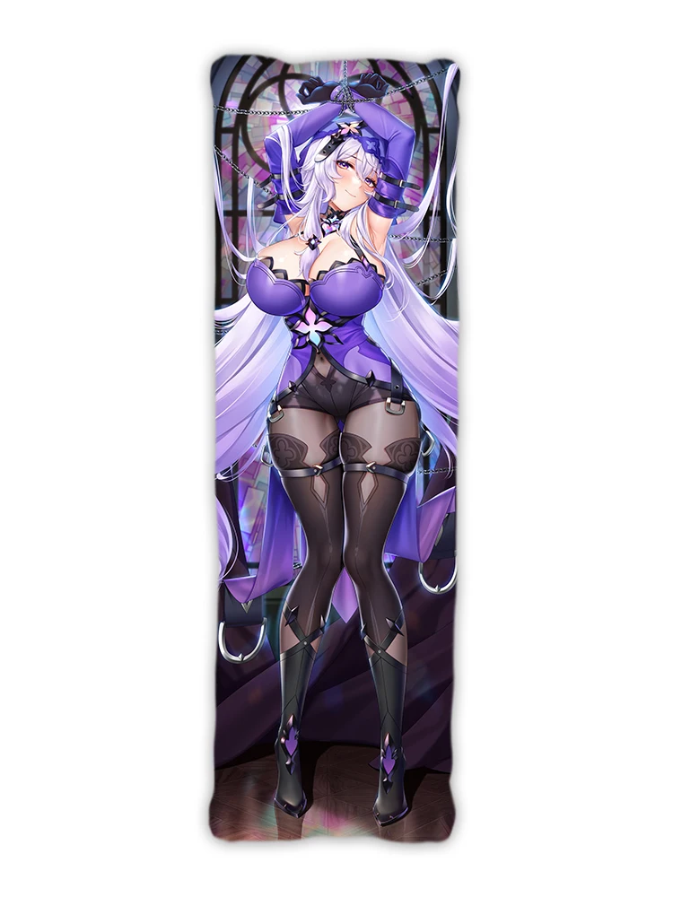 Anime Honkai Impact 3 Black Swan Sexy Dakimakura Hing Body Pillow Case Otaku Pillowcase Cushion Cover Bedding HT