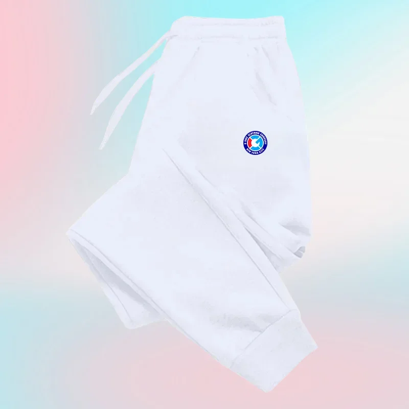 

Men Printed Pants Running Pants Joggers Autumn Winter Fleece Sweatpants Sport Casual Baggy Pants