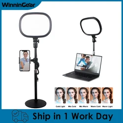 Desktop Led Panel Light Youtube live Key Light Air Dimmable Photography Studio Lamp With Extend Tripod Light Stand