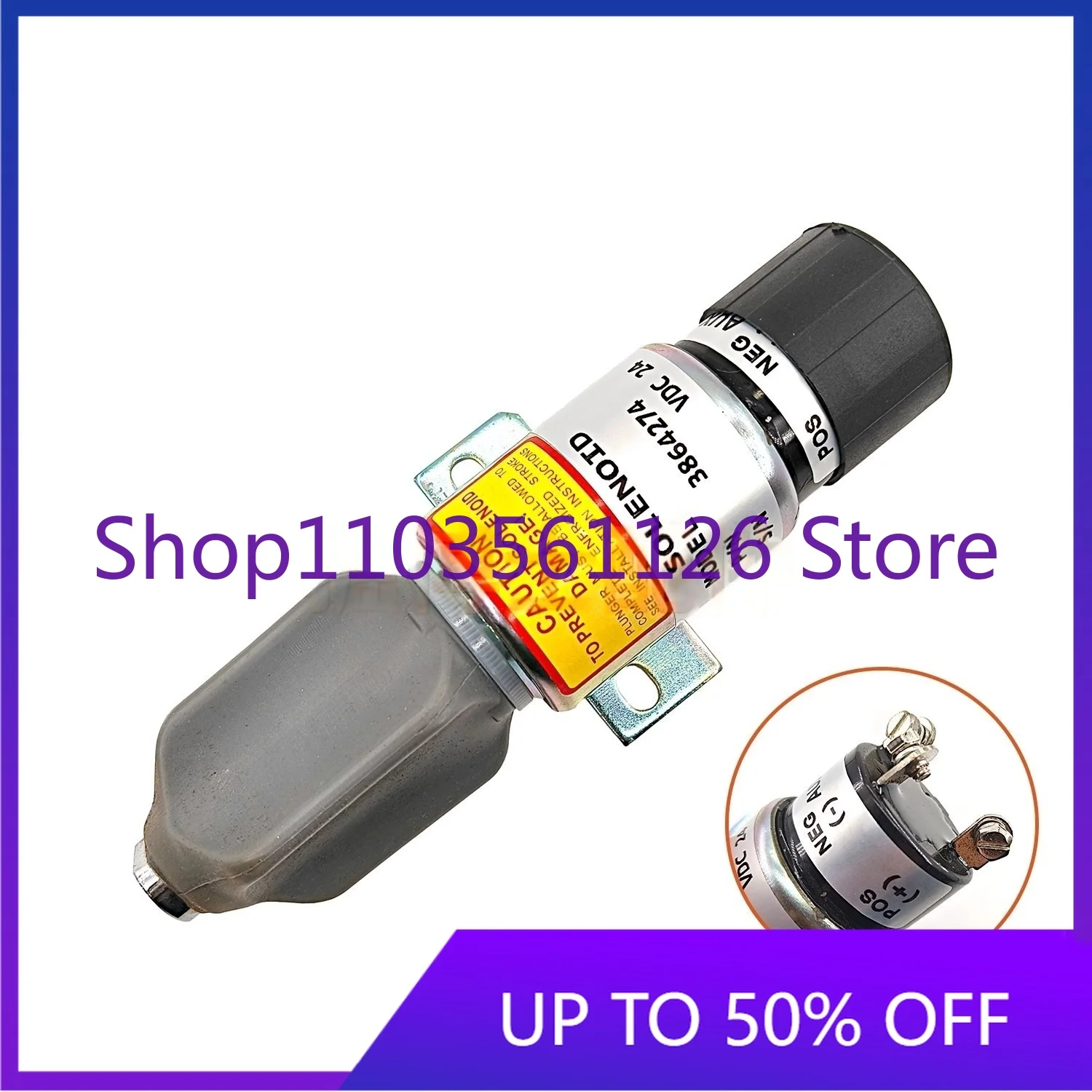 Part Number 3864274 High Quality Flameout Motor Solenoid Valve Switch for Excavator Parts