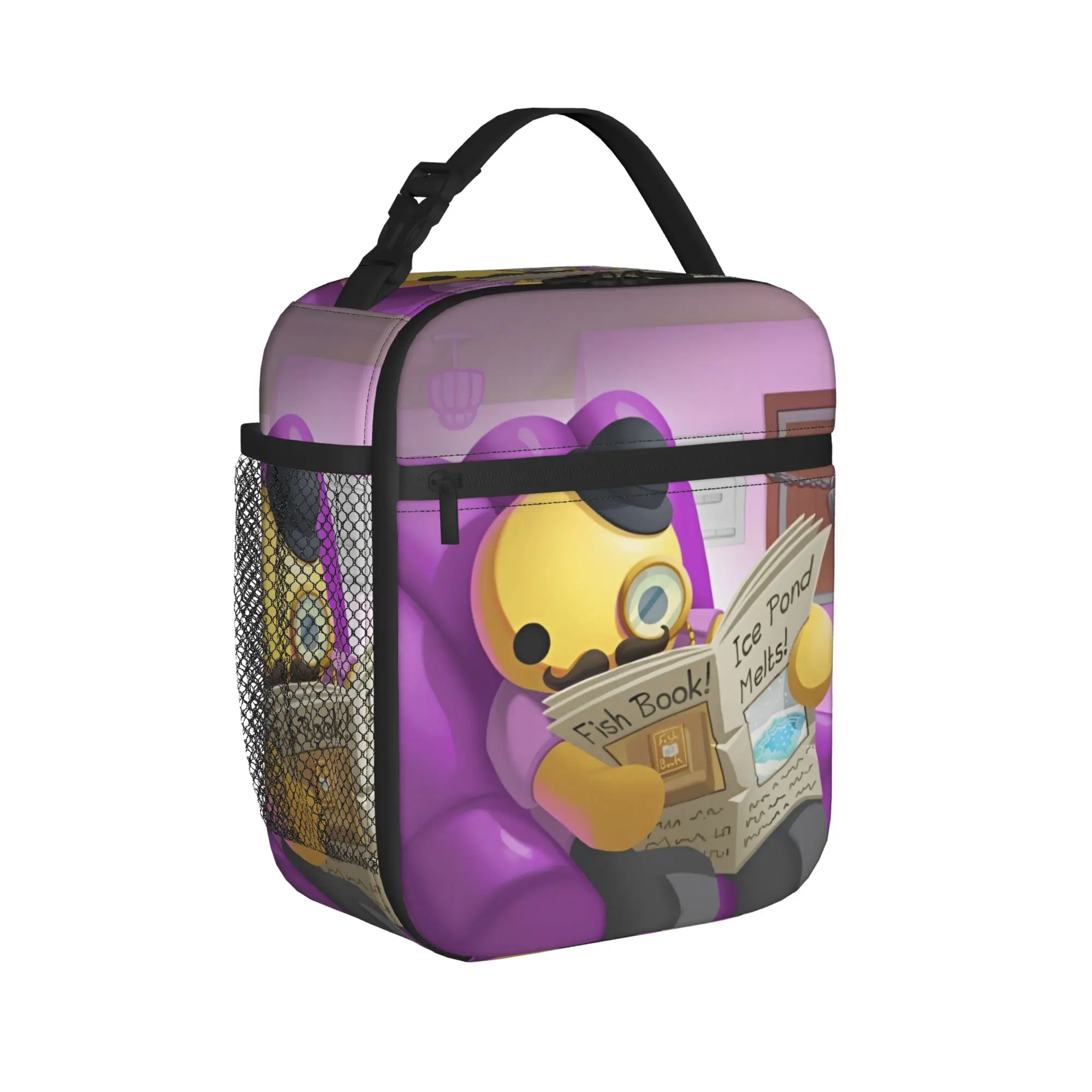 Wobblys Life Gaming Funny Insulated Lunch Bags High Capacity Hot Games Reusable Cooler Bag Lunch Box Tote Office  Travel