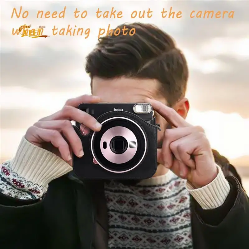 AEE7-PU Leather Cam… - image