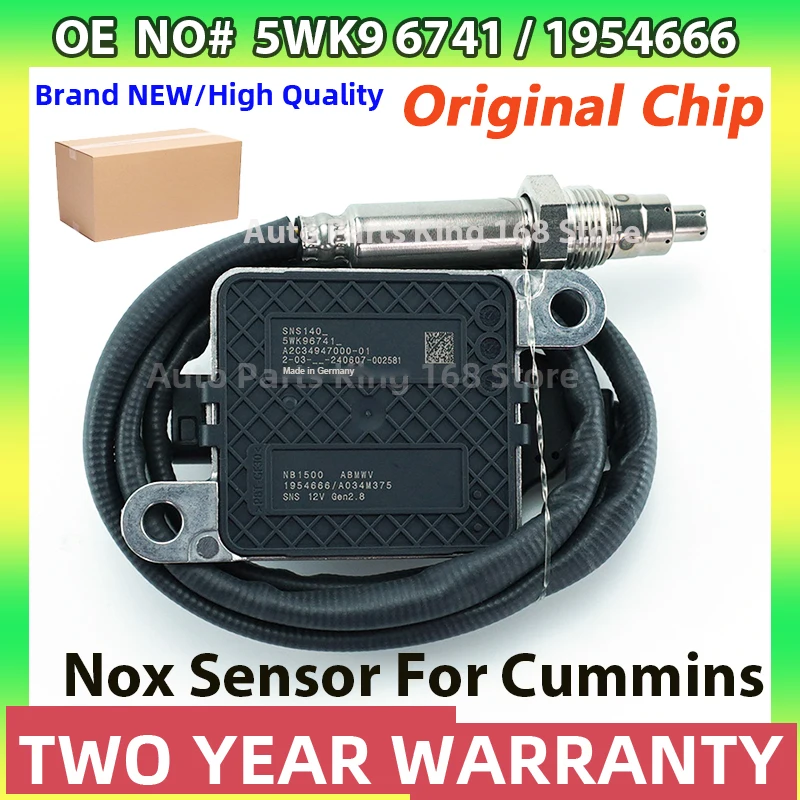 1954666 5WK96741 1954666PE 1954666PRX Original New Nitrogen Oxide NOx Sensor For Cummins Diesel Engine