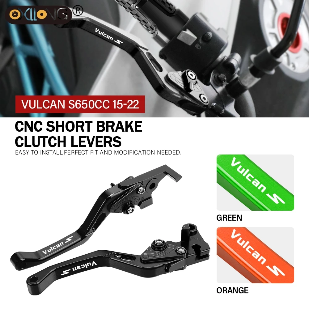 

CNC Motorcycle Short Brake Clutch Levers Accessories Parts For KAWASAKI VULCAN S 650 2015 2016 2017 2018 2019 2020 2021 2022