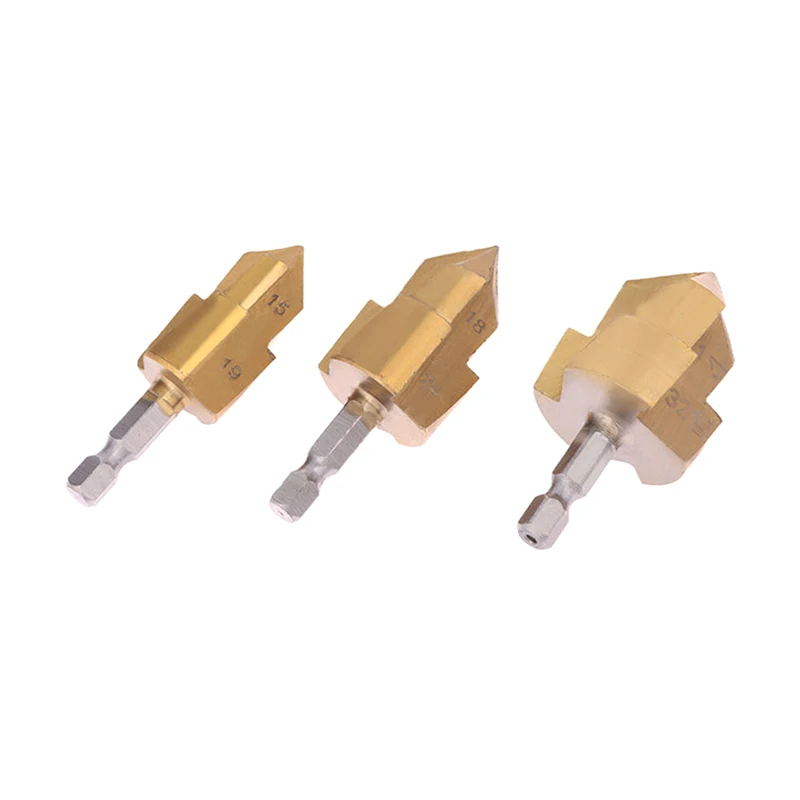 Raccord de tuyau d'eau, foret d'alésoir pour plastique PPR PVC, trou de tuyau d'eau, expansion, plombier, ouverture de trou, réparation de poinçonnage, 1 pièce