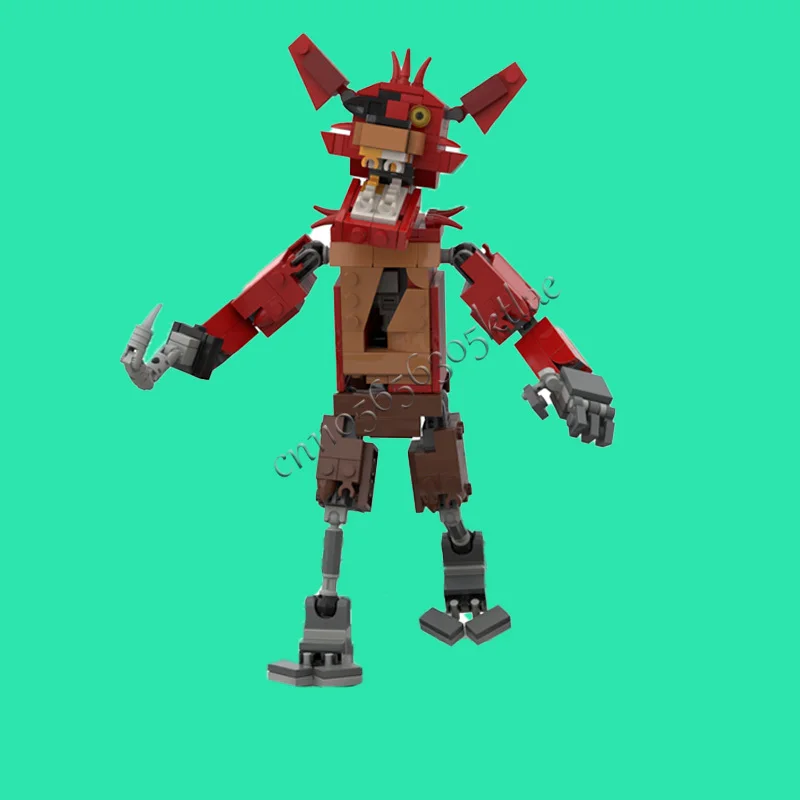 341 PCS Freddy's Foxy MOC Customize Famous Game Characters Series IRyS Sets DIY Creative Assembly Toys Kids Gifts Collection