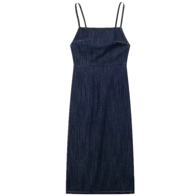 Herbst 2024 Vielseitiger mittellanger Denim für Damen von Dr Faionable Commute Sle Svel Neline Anderes Material 00 %