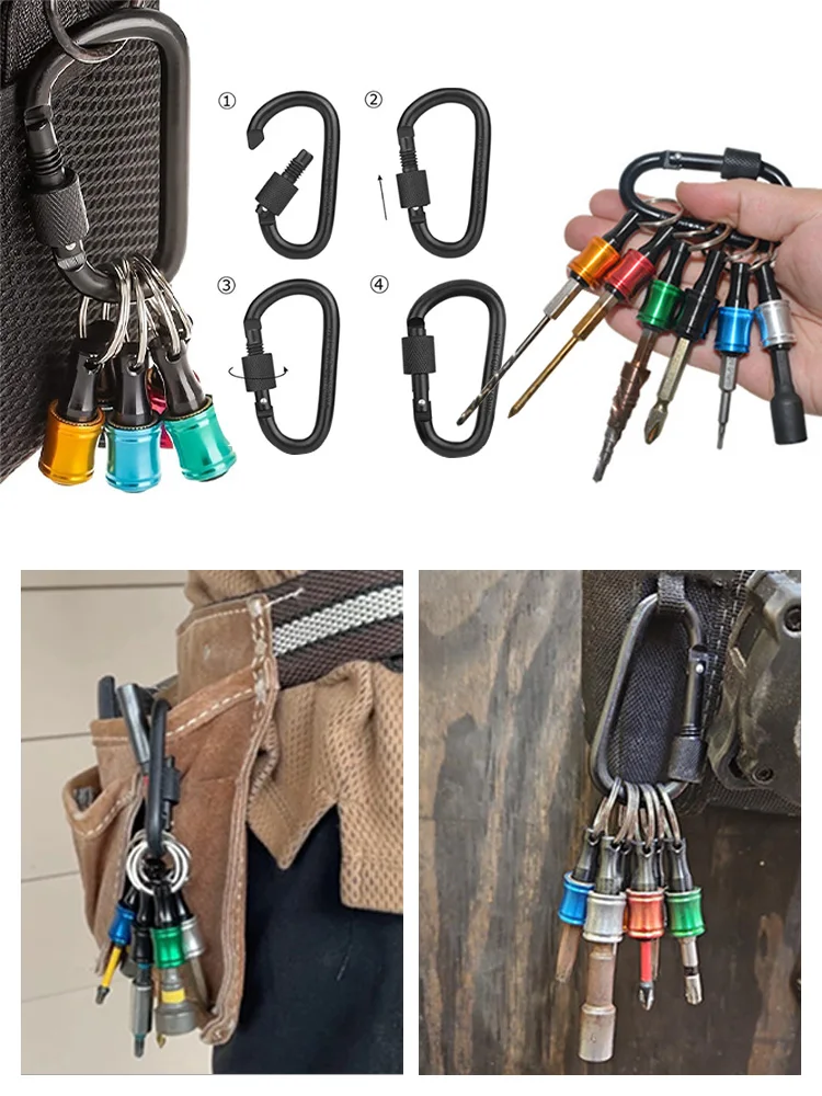 

6 шт./компл., торцевая головка из нержавеющей стали, удлинитель, брелок, удлинитель, шестигранный хвостовик, самоблокирующийся удлинитель