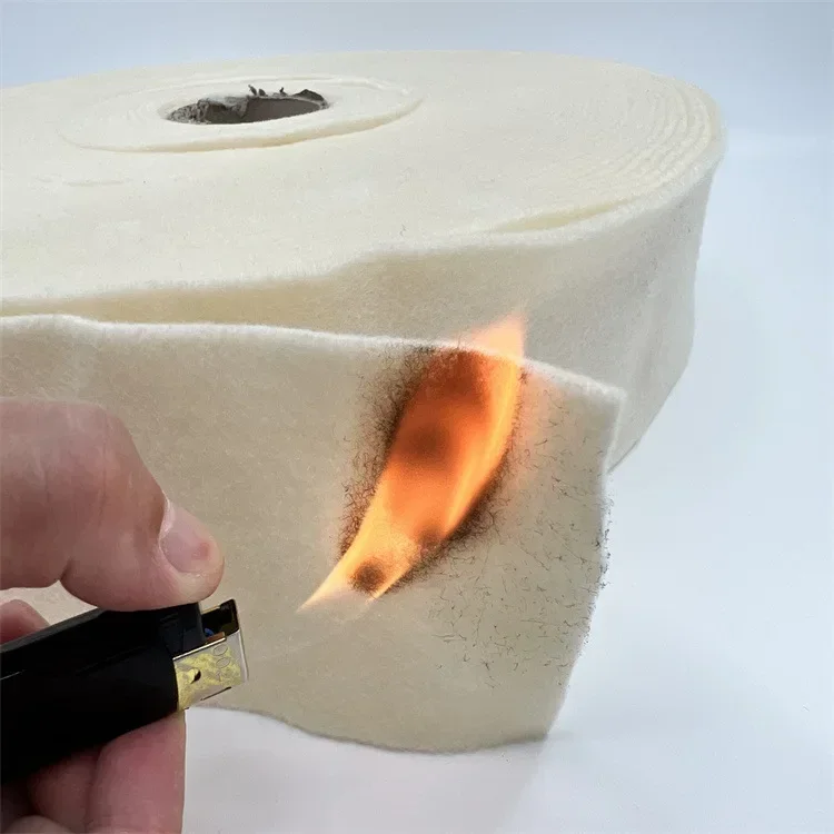 【From China】High-Temperature Flame Retardant Nomex Aramid Felt Nonwoven Filter Cloth Antistatic Meta Aramid Fabric for Hospital