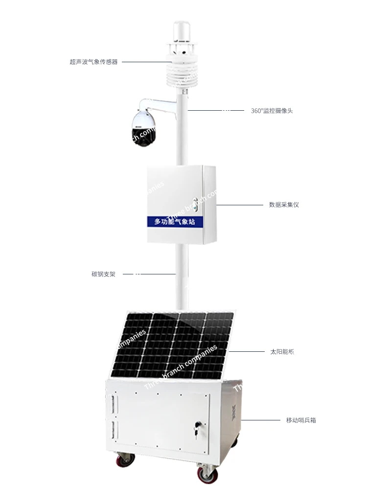 Field Mobile Meteorological Monitoring Station Solar Monitoring Sentinel Emergency Monitoring System Mobile Weather Station